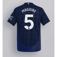 Camiseta Manchester United Harry Maguire #5 Visitante Equipación 2024-25 manga corta